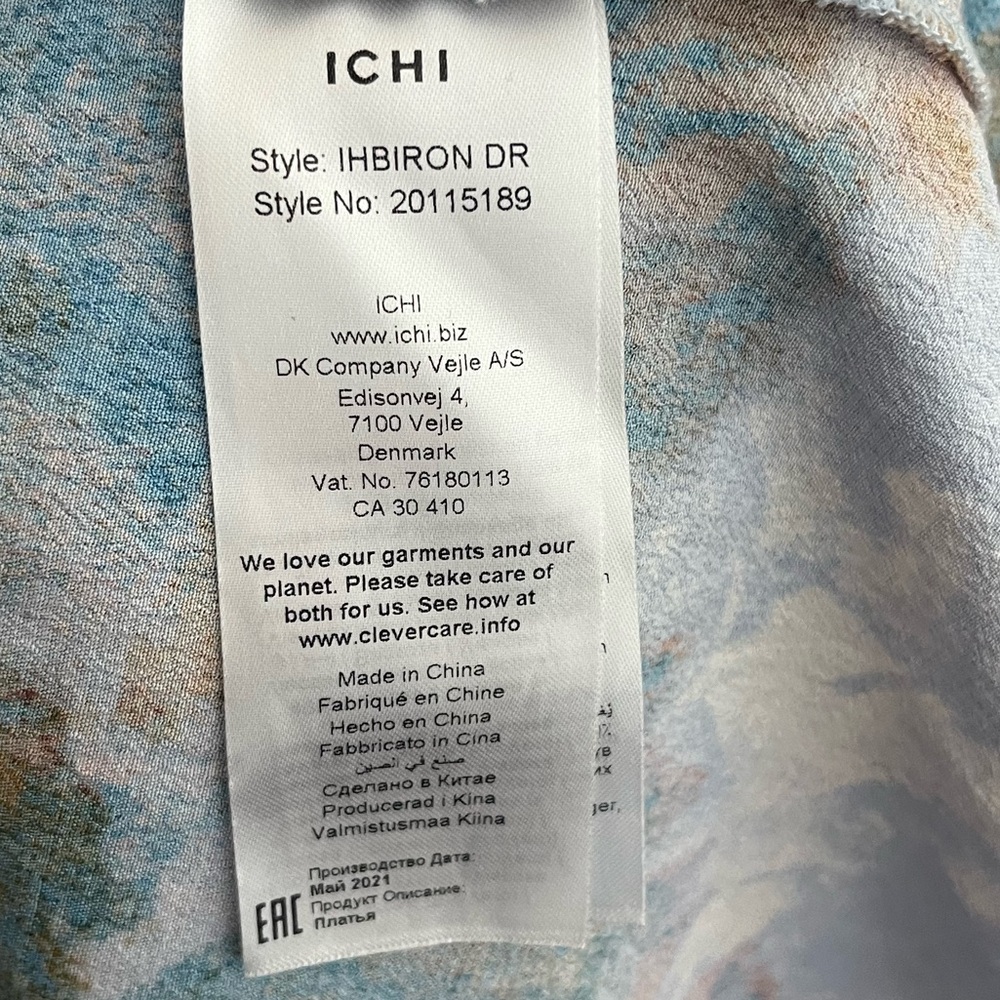 ICHI Biron Long Sleeve Dress - Picture 4 of 4